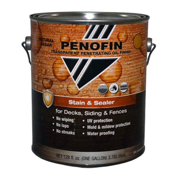 1 Gal Natural Cedar Stain & Sealer Transparent Stain & Sealer